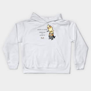 Save a Life!  Rescue & Adopt ~ Cockatiel Kids Hoodie